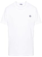 Stone Island t-shirt en coton à patch Compass - Blanc