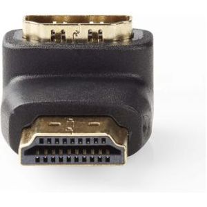 HDMI-Connector 90° Haaks | HDMI-Connector - HDMI Female | Zwart