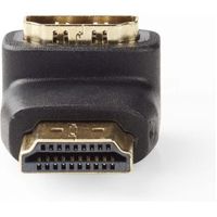 HDMI-Connector 90° Haaks | HDMI-Connector - HDMI Female | Zwart - thumbnail