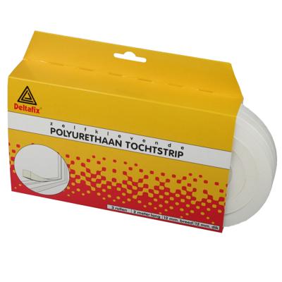 Tochtstrip - tochtwering - wit - zelfklevend - universeel - 6 m x 12 mm x 12 mm Tochtstrip - tochtwering - wit - zelfklevend - universeel - 6 m x 12 mm x 12 mm