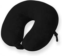 Cuddlebug nekkussen U vorm memoryfoam 30 cm zwart