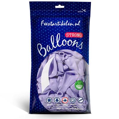 Ballonnen pastel lila 100 stuks