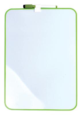 Whiteboard Desq 24 x 34 cm + marker groen profiel Whiteboard Desq 24 x 34 cm + marker groen profiel