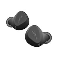 Jabra Elite 4 Active In-Ear Bluetooth Earbuds - volledig draadloze oordopjes met Secure Active Fit, 4 ingebouwde microfoons, Active Noise Cancellation, aanpasbare HearThrough-technologie - Zwart