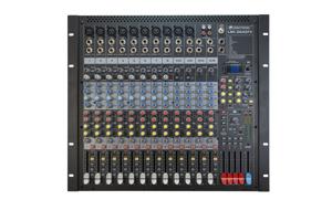 Omnitronic LMC-2642FX Console-mengpaneel Aantal kanalen:16 USB-aansluiting