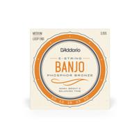 D&apos;Addario EJ55 Phosphor Bronze Medium 10-23 snaren voor vijfsnarige banjo - thumbnail