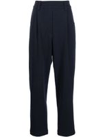 Brunello Cucinelli pantalon droit à taille haute - Bleu - thumbnail