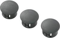 TRU COMPONENTS TC-HPR-22203 gatstop plaatdikte (max.) 1,6 mm polyamide zwart 100 st.