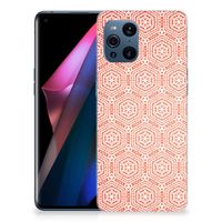 OPPO Find X3 | X3 Pro TPU bumper Pattern Orange - thumbnail