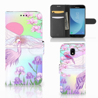 Samsung Galaxy J5 2017 Telefoonhoesje met Pasjes Bird