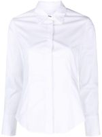 DONDUP pointed-collar stretch-cotton shirt - Blanc