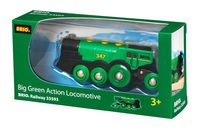 BRIO Big Green Action Locomotive - thumbnail