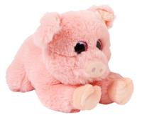 Take Me Home knuffel varken liggend 20 cm pluche roze
