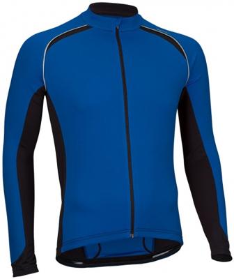 Avento Fietsshirt lange mouw heren rood/zwart/wit maat S