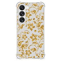 Samsung Galaxy S23 Case Gouden Bloemen