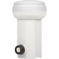 MegaSat HD-Profi Single-LNB Aantal gebruikers: 1 Feed-opname: 40 mm vergulden aansluiting, Weerbestendig Wit