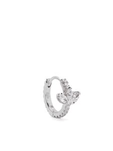 MARIA TASH anneau Lotus Eternity en or blanc 14ct serti de diamants - Argent