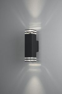 Konstsmide Pollux 408-750 Buitenlamp (wand) LED GU10 14 W Zwart