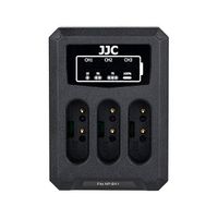 JJC DCH-NPBX1T USB Triple Battery Charger (voor Sony NP-BX1) - thumbnail