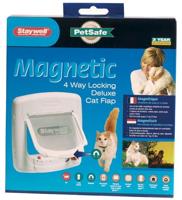 Staywell Kattendeur Met Magneetslot - 400 - Wit