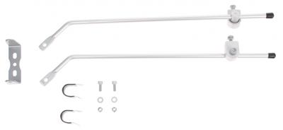 TOM Bevestigingsmateriaal achterdrager zilver TOM Bevestigingsmateriaal achterdrager zilver