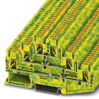 Phoenix Contact 3210525 Aardklem 3-etages 5.2 mm Snelaansluiting Groen, Geel 1 stuk(s)