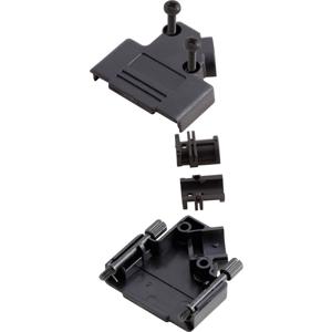 MH Connectors MHD45PPK-09-BK-K 6560-0107-11 D-sub behuizing Aantal polen: 9 Kunststof 45 ° Zwart 1 stuk(s)