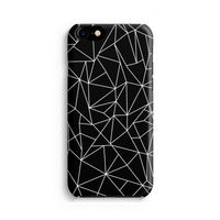 Geometrische lijnen wit: Volledig Geprint iPhone 7 Hoesje