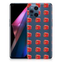 OPPO Find X3 | X3 Pro Siliconen Case Paprika Red - thumbnail