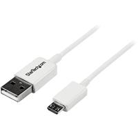 StarTech.com 1 m witte micro USB-kabel - A naar micro B