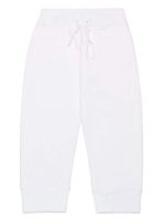 DSQUARED2 KIDS pantalon de jogging en coton à logo imprimé - Blanc