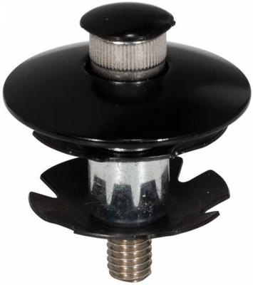 Elvedes ahead plug 1 ⅛ staal zwart 1 stuks