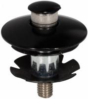 Elvedes ahead plug 1 ⅛ staal zwart 1 stuks