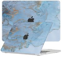 Lunso MacBook Air 15 inch M2/M3 (2023-2024) cover hoes - case - Marble Ariel - thumbnail