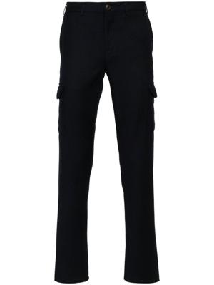 Canali Straight wollen broek - Blauw