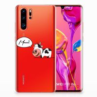 Huawei P30 Pro Telefoonhoesje met Naam Cow - thumbnail