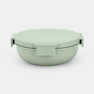 Brabantia Make & Take salade lunchkom 1,3 liter, kunststof - Jade Green