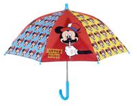 Perletti paraplu Mickey Mouse 66 cm polyester rood