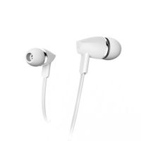 Hama Oordopjes Joy In-ear Microfoon Platte Kabel Wit - thumbnail