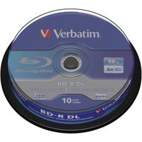 Verbatim 43746 Lees/schrijf blu-ray disc BD-R 50 GB 10 stuk(s) - thumbnail