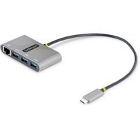 StarTech.com HB30C3A1GEA2 interface hub USB 3.2 Gen 1 (3.1 Gen 1) Type-C 5000 Mbit/s Grijs - thumbnail