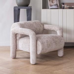 WOOOD Exclusive Fauteuil Lenny Structure Velvet