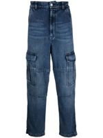 MARANT jean droit à poches cargo - Bleu