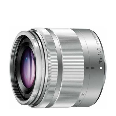 Panasonic LUMIX G Vario 35-100mm F4.0-F5.6 Asph. MEGA OIS SLR Telezoomlens Zilver Panasonic LUMIX G Vario 35-100mm F4.0-F5.6 Asph. MEGA OIS SLR Telezoomlens Zilver