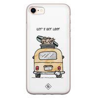 iPhone 8/7 siliconen hoesje - Let's get lost - thumbnail