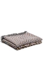 Missoni Home couverture à motif zigzag - Tons neutres - thumbnail