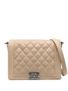 CHANEL Pre-Owned sac porté épaule Boy Chanel - Tons neutres