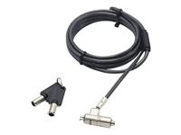 SECURITY CABLE NANO LOCK ULTRA SLIM KEYED 2.5X6 MM SLOT