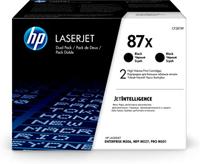 HP Toner, 87X, CF287XD, origineel, zwart, 2 x 18.000 pagina's (2 stuks), je ontvangt 1 verpakking van 2 stuks