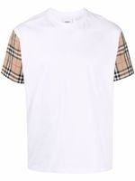 Burberry t-shirt en coton à motif Vintage Check - Blanc - thumbnail